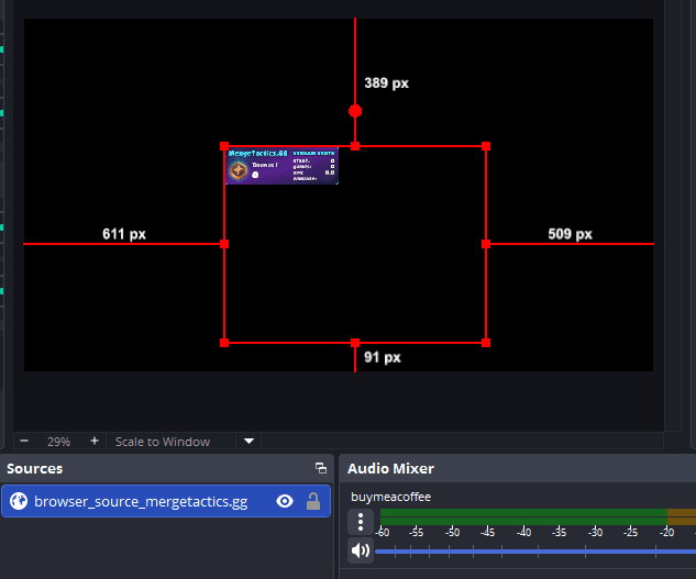 Stream overlay result